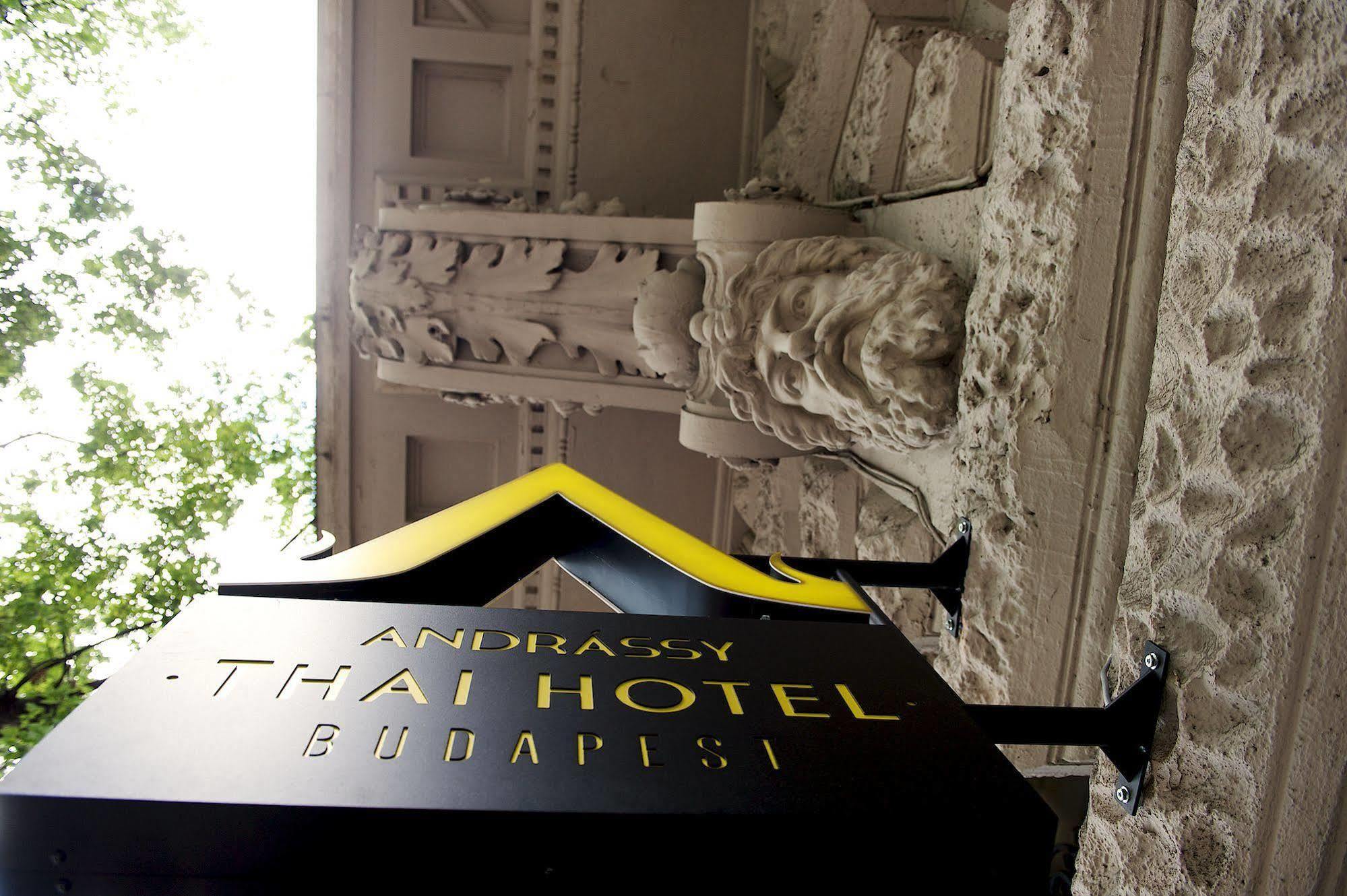 Andrassy Thai Hotel Budapest Eksteriør bilde